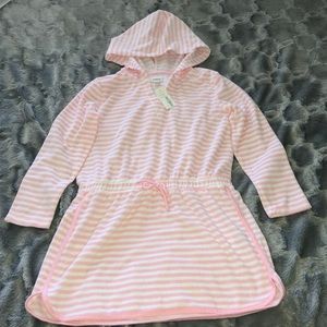 Gymboree hooded long sleeve swim coverup/towel